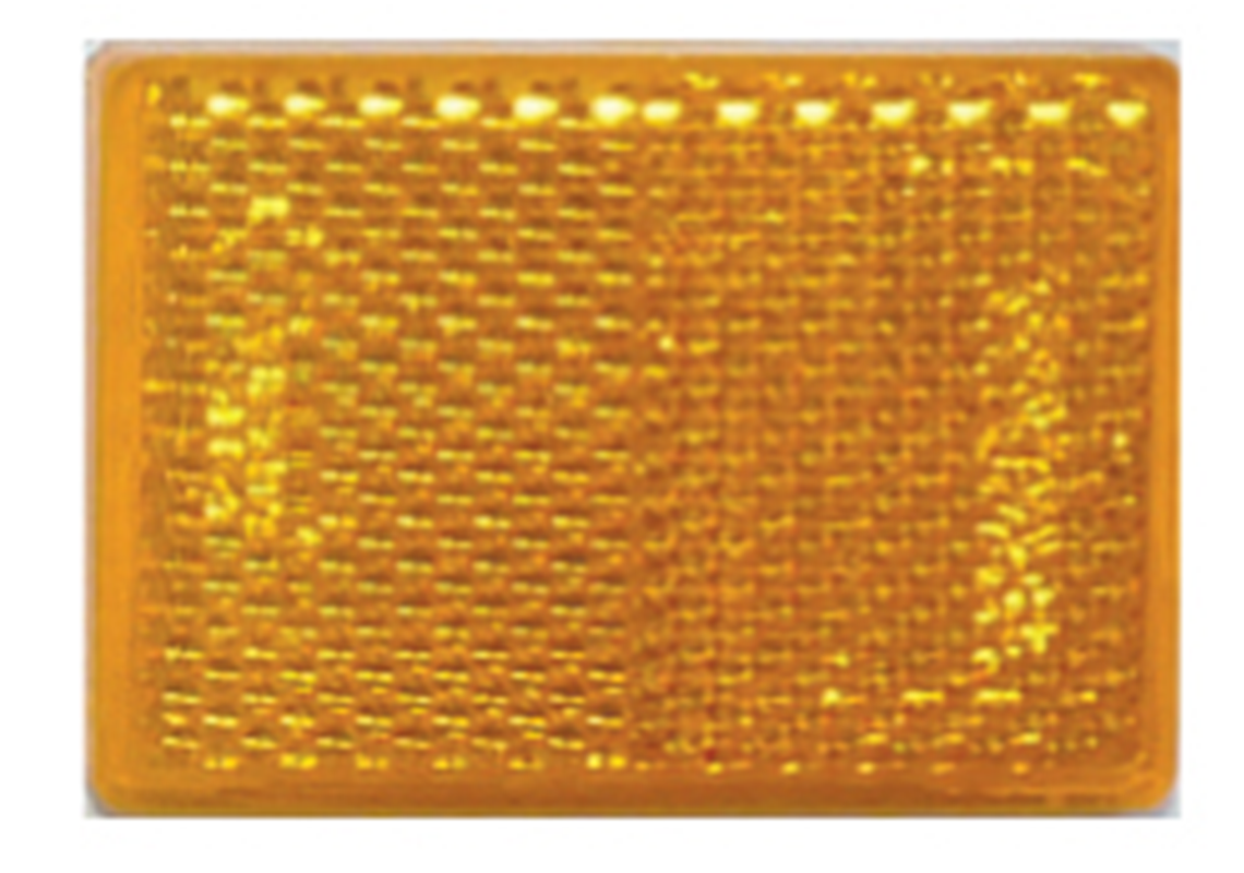 Catadioptre rectangulaire adhésif (58 x 40mm)